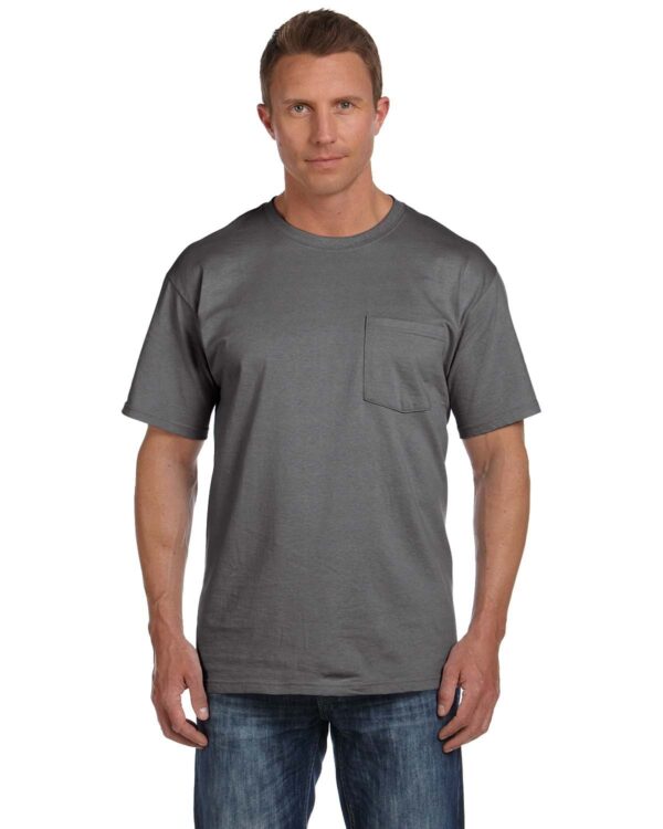 Fruit of the Loom Adult HD Cottonâ„¢ Pocket T-Shirt: Comfort and Convenience Combined - Image 4