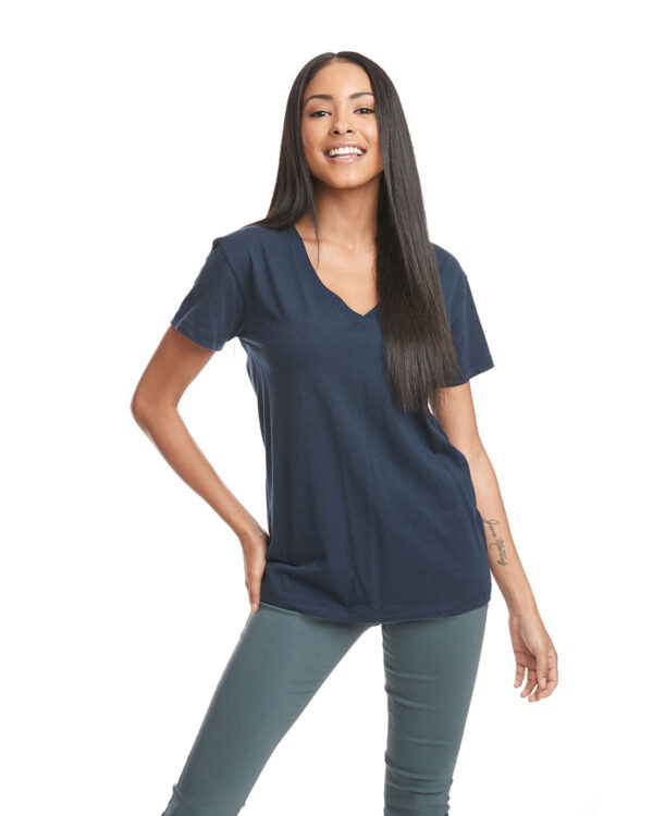 Ladies' Relaxed V-Neck T-Shirt - Image 7