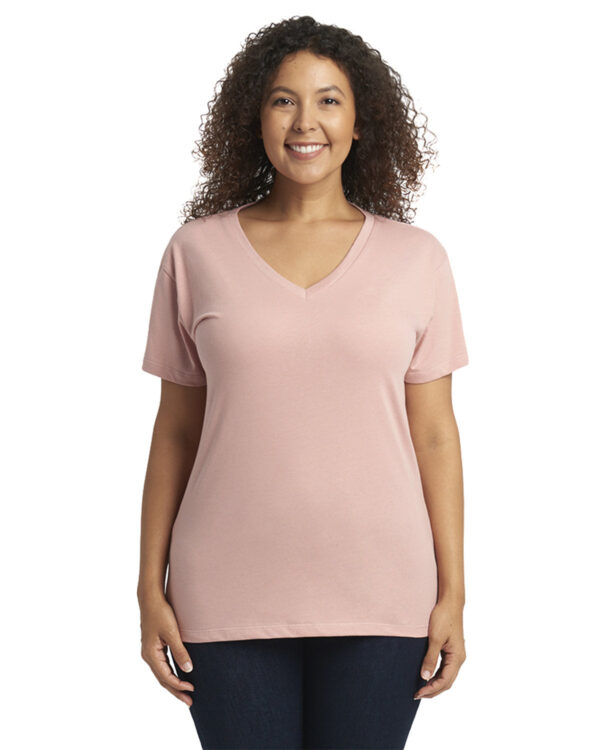 Ladies' Relaxed V-Neck T-Shirt - Image 8