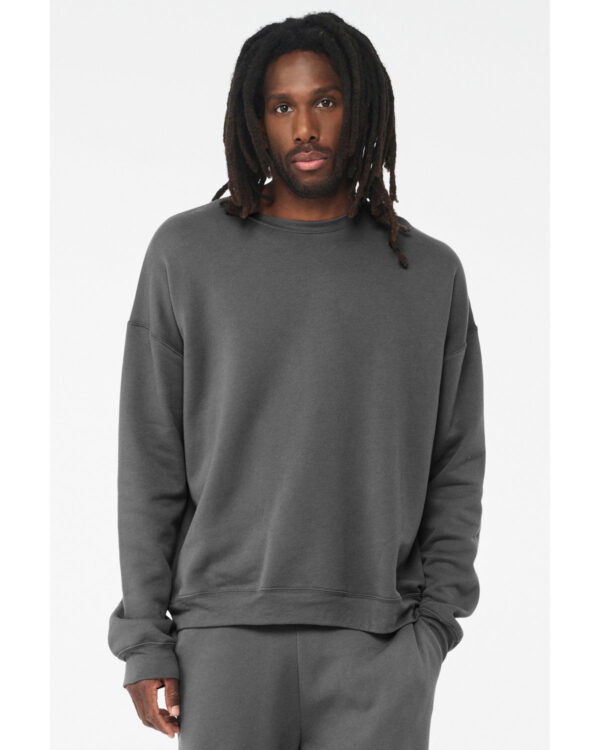 Casual Comfort: Bella + Canvas Unisex Drop Shoulder Fleece - Image 4