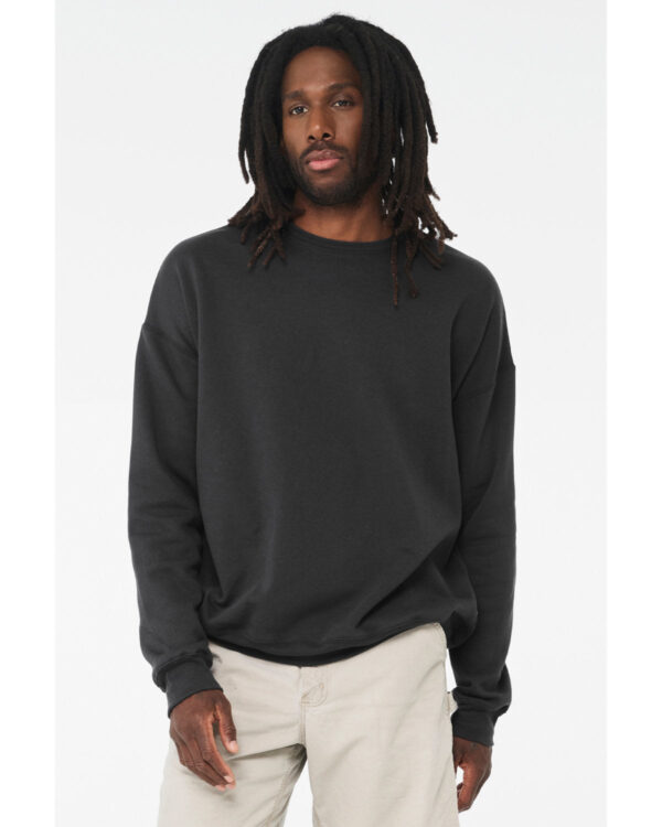 Casual Comfort: Bella + Canvas Unisex Drop Shoulder Fleece - Image 6