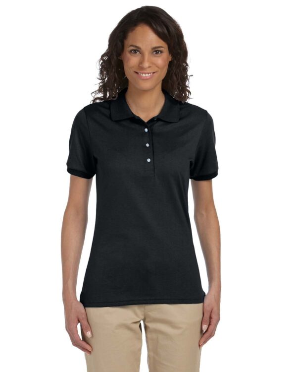 "Elegant Style and Protection: Jerzees Ladies' SpotShieldâ„¢ Jersey Polo" - Apparel Globe