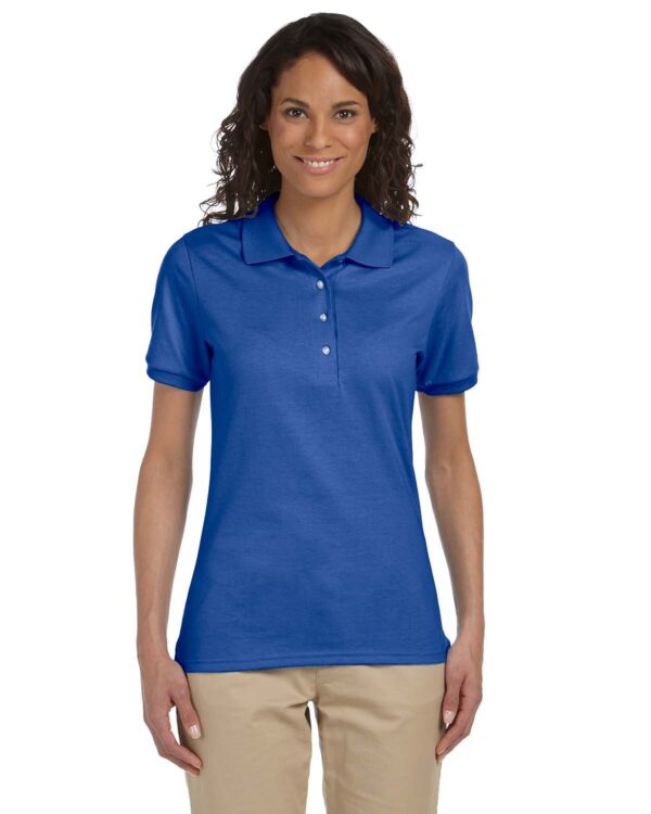 "Elegant Style and Protection: Jerzees Ladies' SpotShieldâ„¢ Jersey Polo" - Apparel Globe