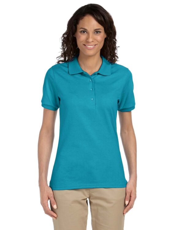 "Elegant Style and Protection: Jerzees Ladies' SpotShieldâ„¢ Jersey Polo" - Apparel Globe