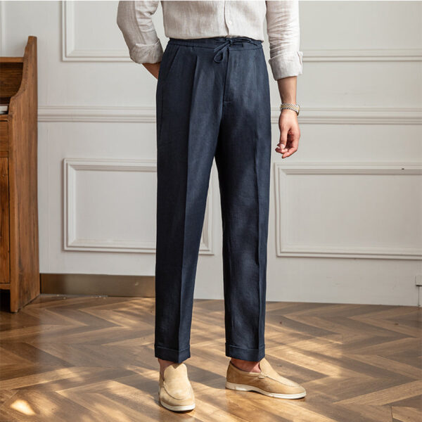 Casual Thin Drawstring Casual Pants - Image 6