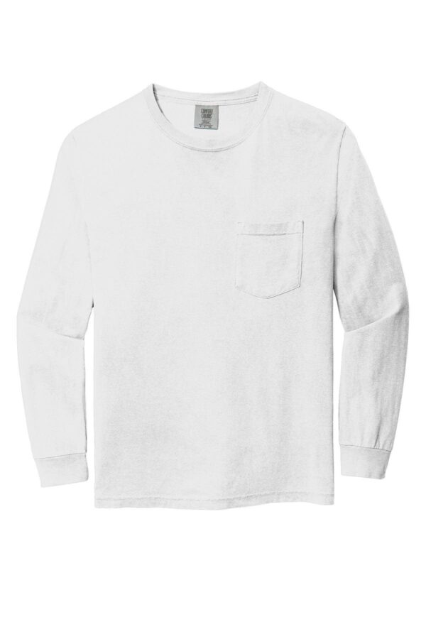 COMFORT COLORS ® Heavyweight Ring Spun Long Sleeve Pocket Tee. 4410 - Apparel Globe