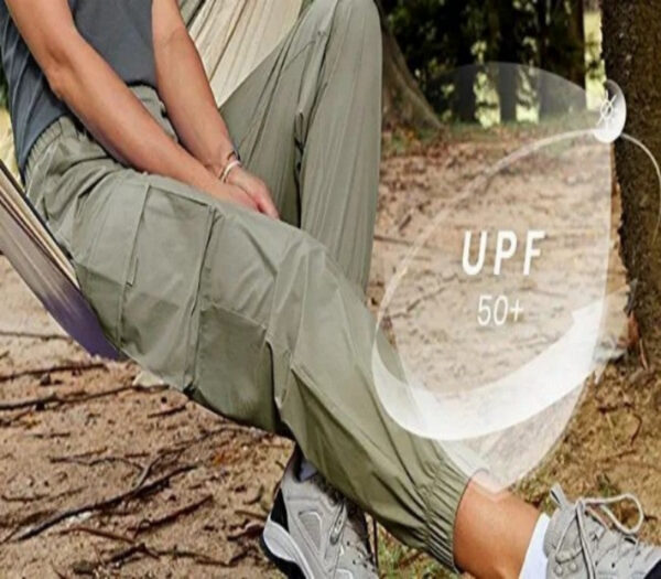 Quick Drying Second Generation Lightweight Sports Nine Points Outdoor Jogging Hiking Waterproof Cargo Pants - Image 2