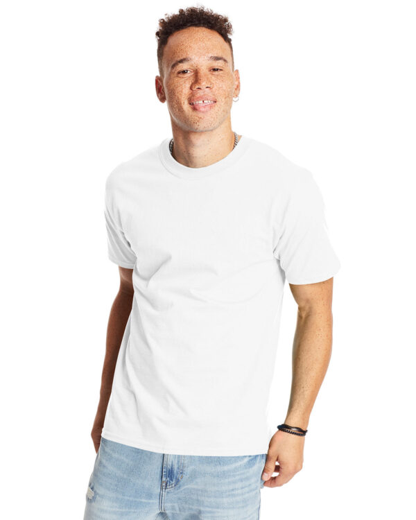 THE-ULTIMATE-IN-DURABILITY-AND-COMFORT-HANES-UNISEX-BEEFY-TÃ‚Â®-T-SHIRT