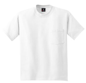 Hanes® Beefy-T® - 100% Cotton T-Shirt with Pocket. 5190 - Apparel Globe