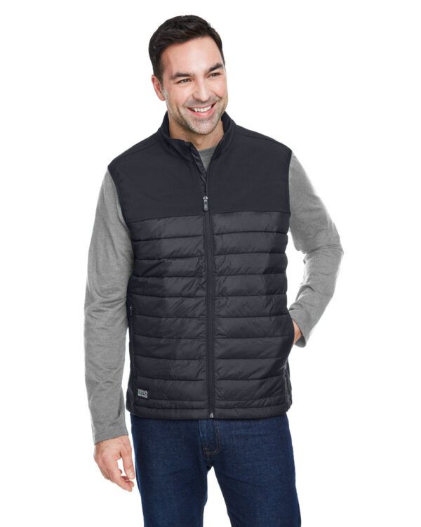 Men's Summit Puffer Body Softshell Vest - Apparel Globe