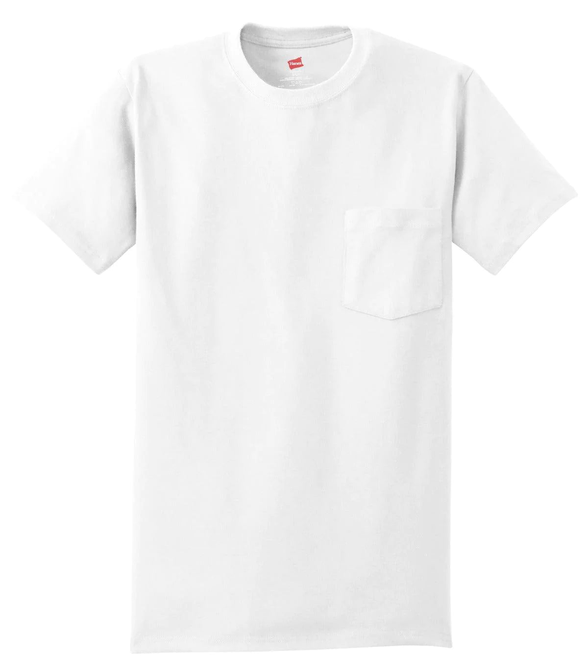 Stay Comfortable and Stylish with the Hanes® Authentic 100% Cotton T-Shirt with Pocket" - Apparel Globe