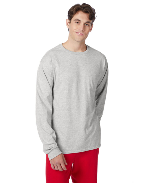 THE-AUTHENTIC-COMFORT-WITH-ADDED-CONVENIENCE-HANES-MENS-AUTHENTIC-T-LONG-SLEEVE-POCKET-T-SHIRT