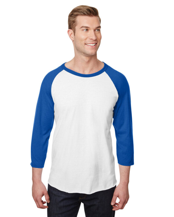 Unisex Premium Blend Ring-Spun 3/4 Sleeve Raglan T-Shirt - Apparel Globe