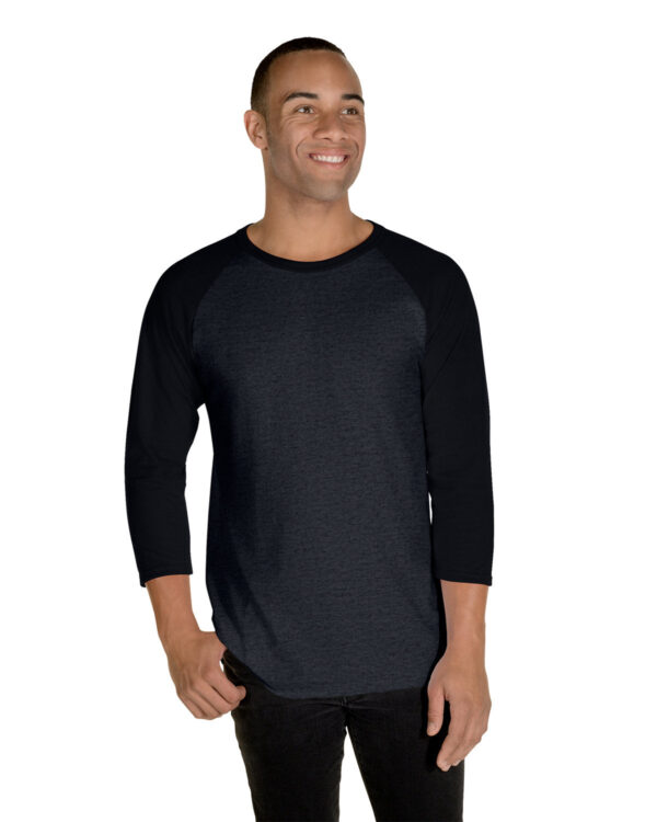 Unisex Premium Blend Ring-Spun 3/4 Sleeve Raglan T-Shirt - Apparel Globe