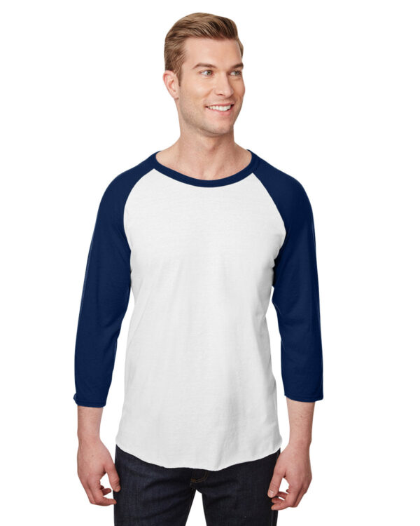 Unisex Premium Blend Ring-Spun 3/4 Sleeve Raglan T-Shirt - Apparel Globe