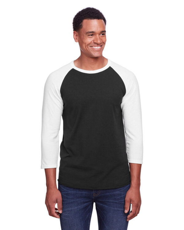 Unisex Premium Blend Ring-Spun 3/4 Sleeve Raglan T-Shirt - Apparel Globe