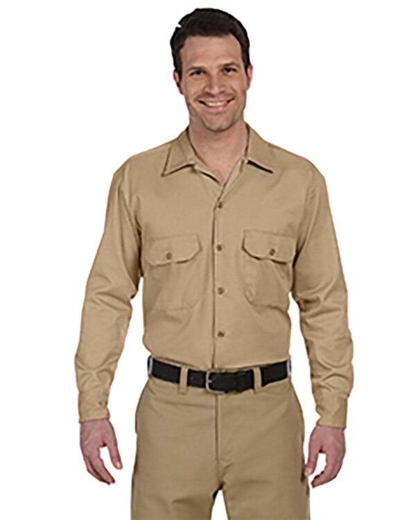 Men's 5.25 oz./ydÂ² Long-Sleeve WorkÂ Shirt - Apparel Globe