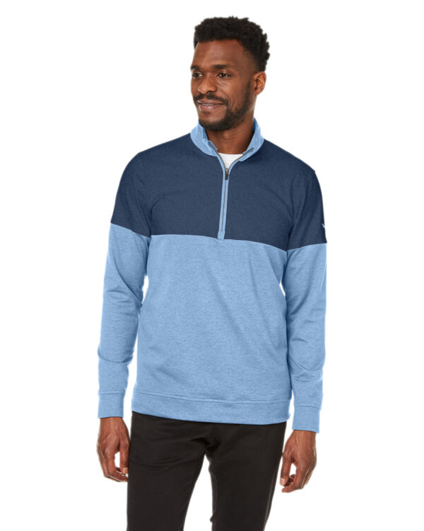 Puma Golf Introduces: Men's Cloudspun Warm Up Quarter-Zip - Elevate Your Warm-Up and Style on the Course