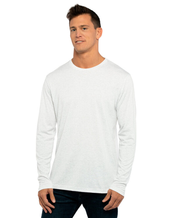 Men's Triblend Long-Sleeve Crew - Image 2