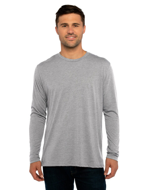 Men's Triblend Long-Sleeve Crew - Image 3