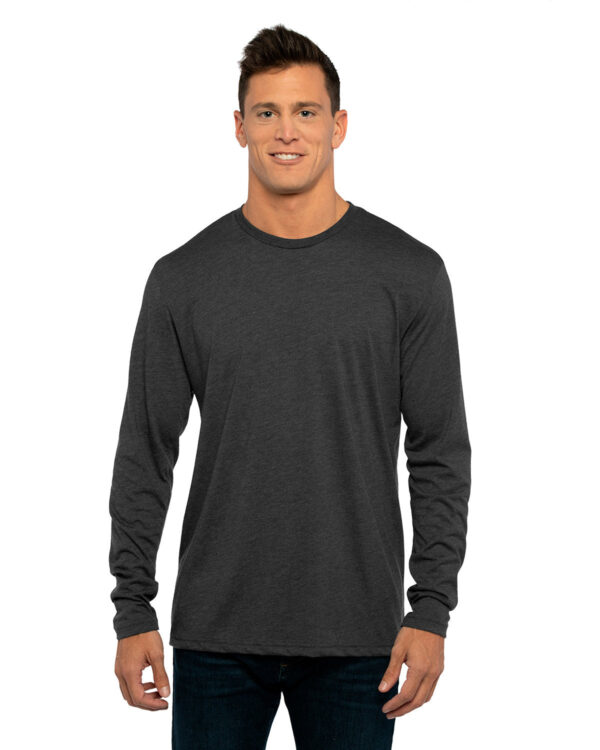 Men's Triblend Long-Sleeve Crew - Image 8