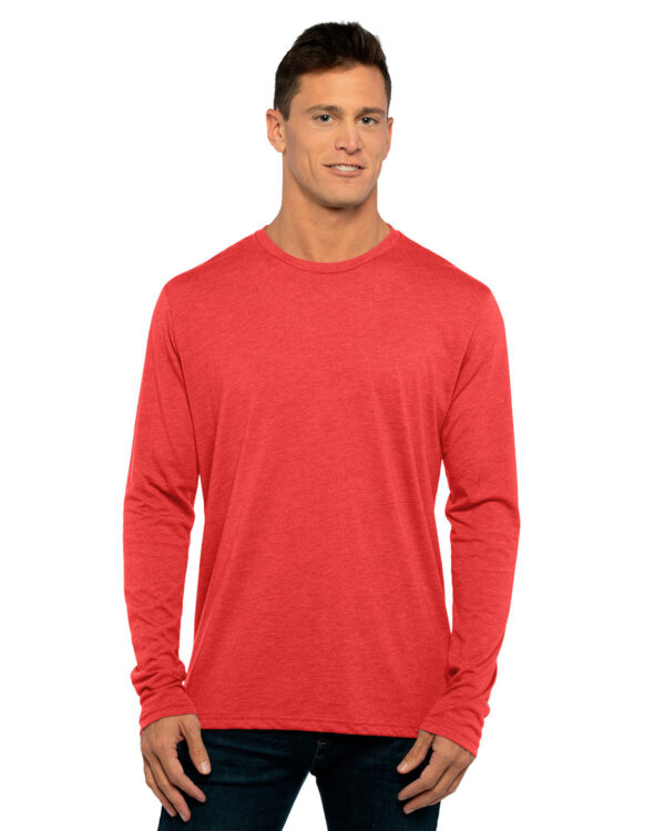 Men's Triblend Long-Sleeve Crew - Image 6