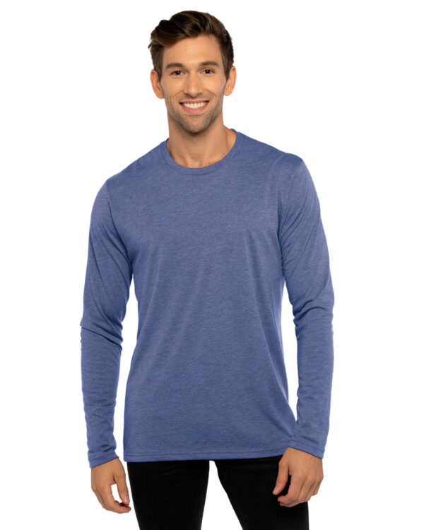 Men's Triblend Long-Sleeve Crew - Image 7