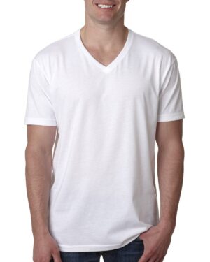 Men's CVC V-Neck T-Shirt