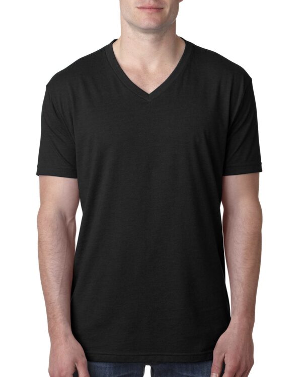 Men's CVC V-Neck T-Shirt - Image 6