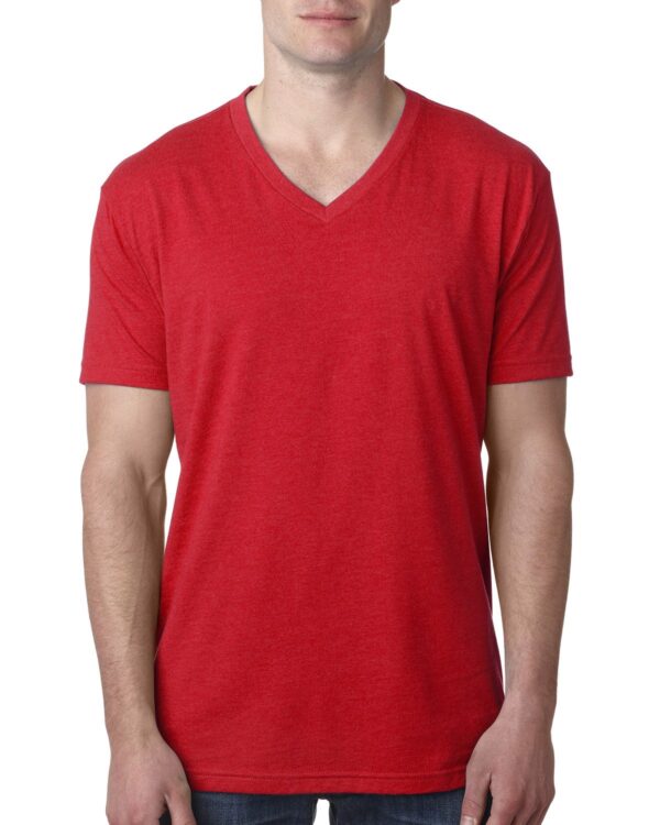 Men's CVC V-Neck T-Shirt - Image 7