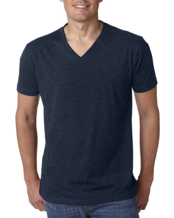 Men's CVC V-Neck T-Shirt - Image 8