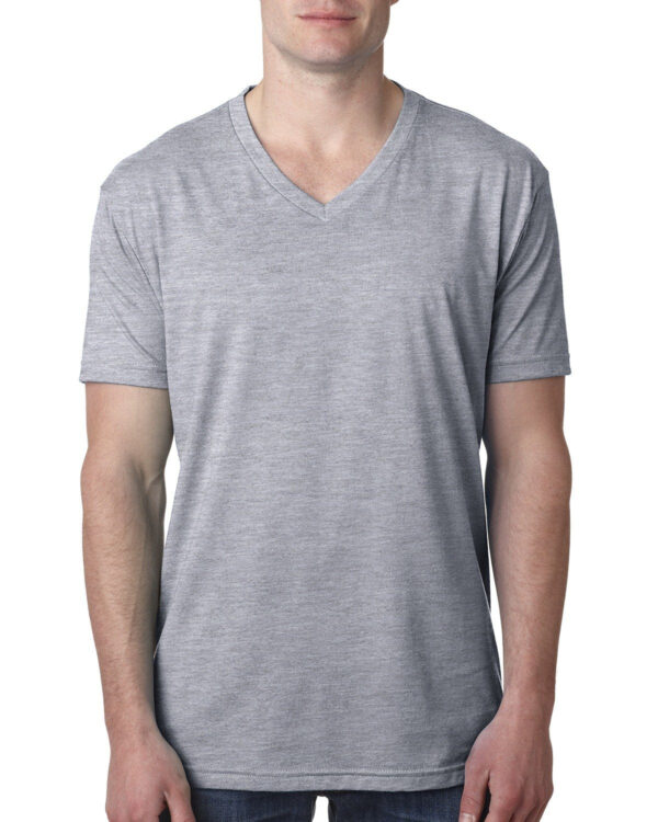 Men's CVC V-Neck T-Shirt - Image 10