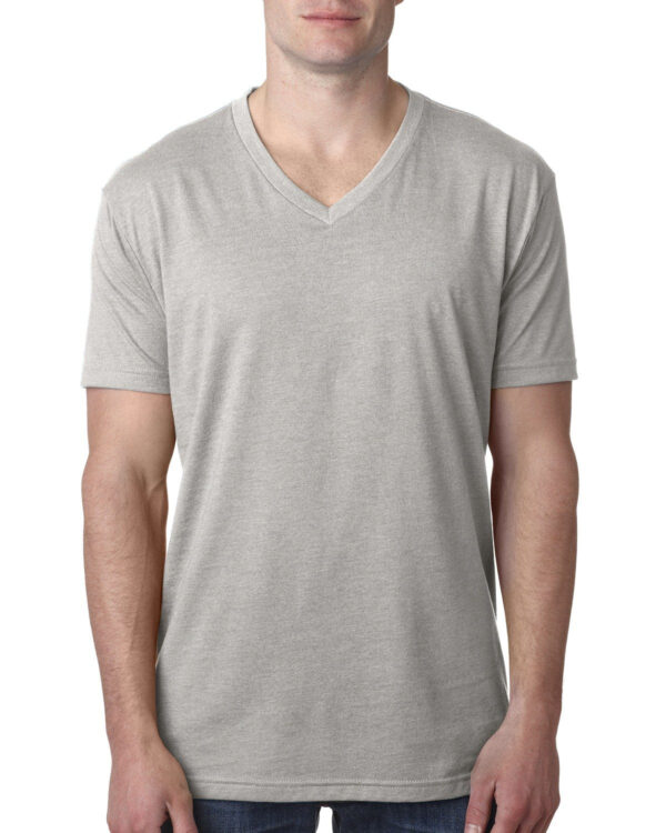 Men's CVC V-Neck T-Shirt - Image 12