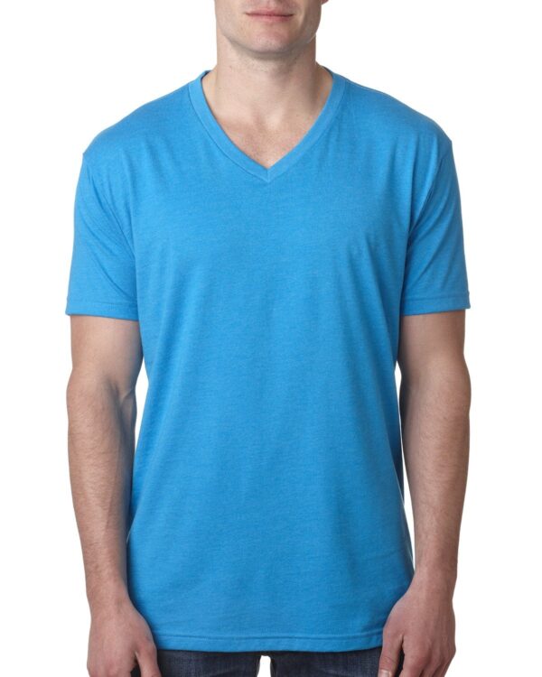 Men's CVC V-Neck T-Shirt - Image 13