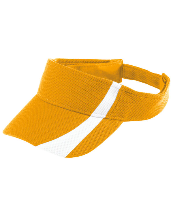 Youth Adjustable Wicking Mesh Two-Color Visor - Apparel Globe