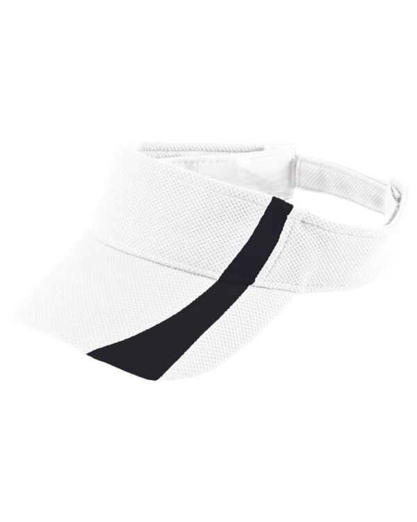 Youth Adjustable Wicking Mesh Two-Color Visor - Apparel Globe