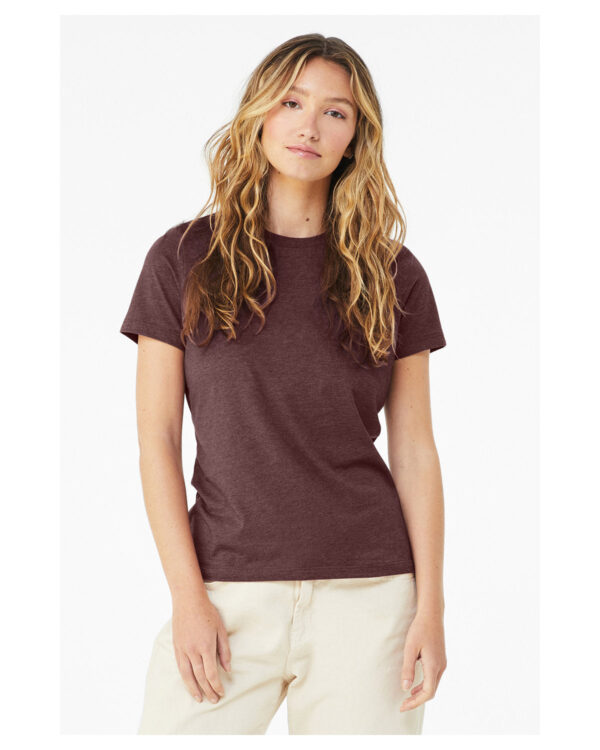 Bella + Canvas Ladies' Relaxed Heather CVC Short-Sleeve Tee: Effortless Style and Comfort