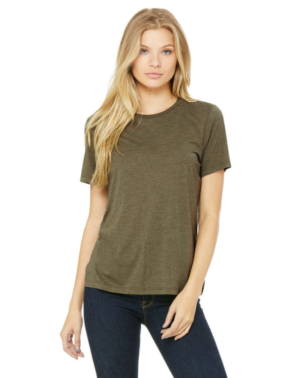 EMBRACE-EFFORTLESS-ELEGANCE-WITH-THE-BELLA-CANVAS-LADIES-RELAXED-TRIBLEND-T-SHIRT