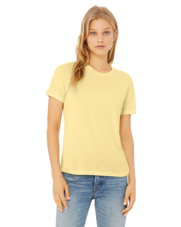 EMBRACE-EFFORTLESS-ELEGANCE-WITH-THE-BELLA-CANVAS-LADIES-RELAXED-TRIBLEND-T-SHIRT