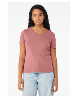 Bella + Canvas Ladies' Relaxed Triblend V-Neck T-Shirt: Effortless Comfort and Style