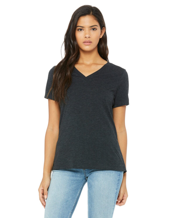 EFFORTLESS-STYLE-AND-COMFORT-BELLA-CANVAS-LADIES-RELAXED-TRIBLEND-V-NECK-T-SHIRT