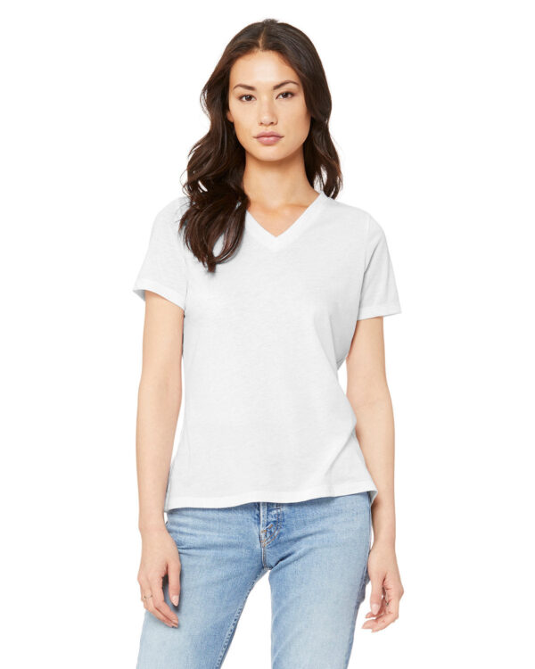 EFFORTLESS-STYLE-AND-COMFORT-BELLA-CANVAS-LADIES-RELAXED-TRIBLEND-V-NECK-T-SHIRT