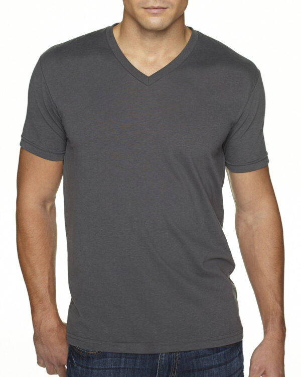 Men's Sueded V-Neck T-Shirt - Image 4