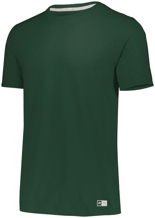 "EXPERIENCE UNMATCHED COMFORT WITH THE RUSSELL TEAM ESSENTIAL TEE"