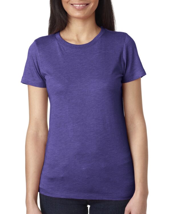 Ladies' Triblend Crew - Image 4