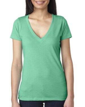 Ladies' Triblend Deep V