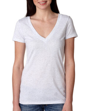 Ladies' Triblend Deep V