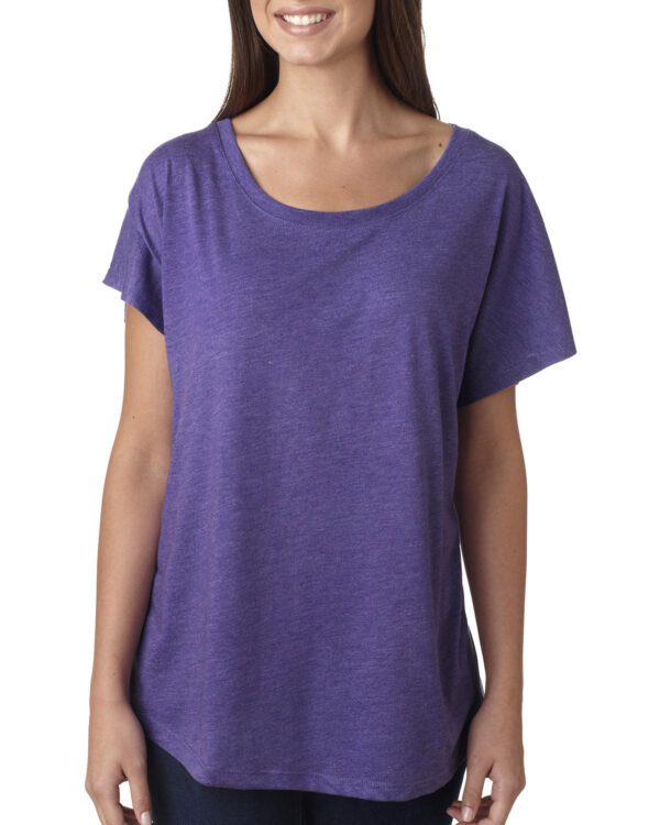 Ladies' Triblend Dolman T-Shirt - Image 6