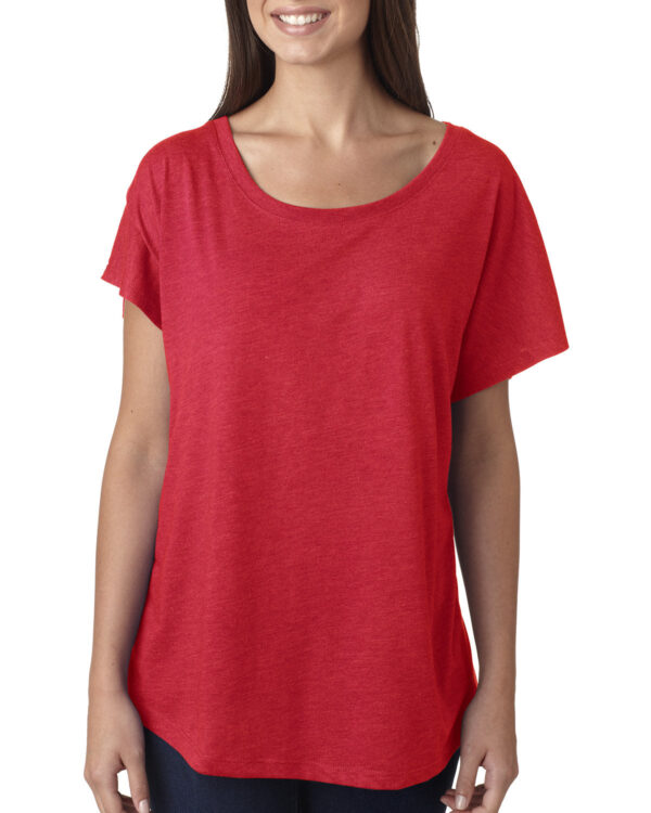 Ladies' Triblend Dolman T-Shirt - Image 11