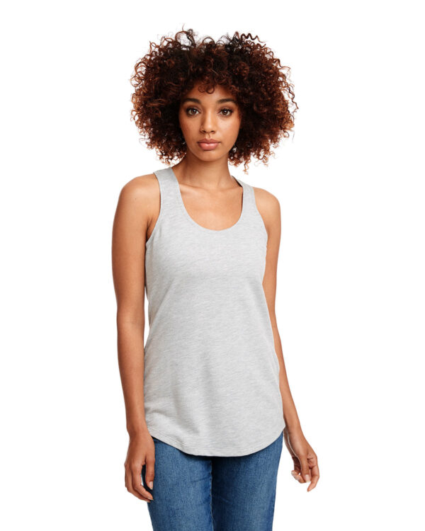 Ladies' French Terry Racerback Tank - Image 4